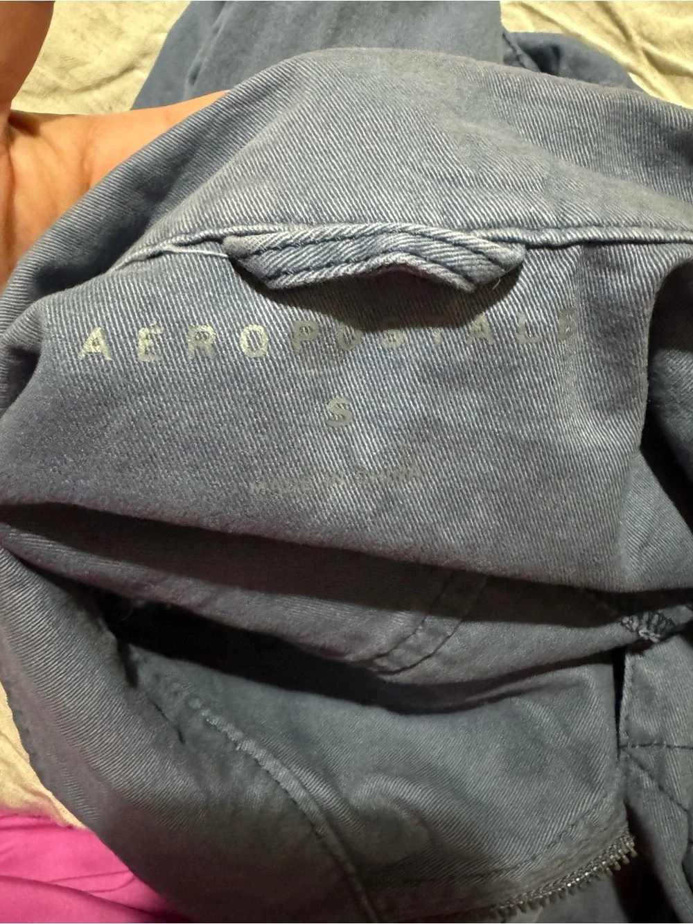 Aeropostale Women’s Size  S Blue Utility Jacket